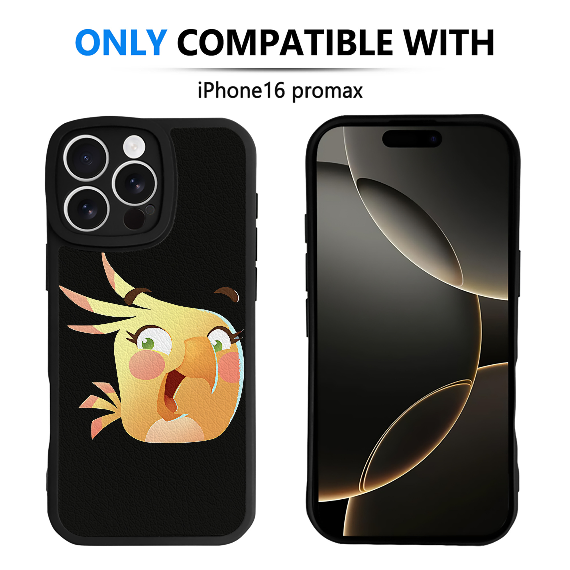 （画像用） Angry Birds アングリーバード 【iPhone 16シリーズ対応】シリコンスマホケース（レザー調） 材質：シリコン